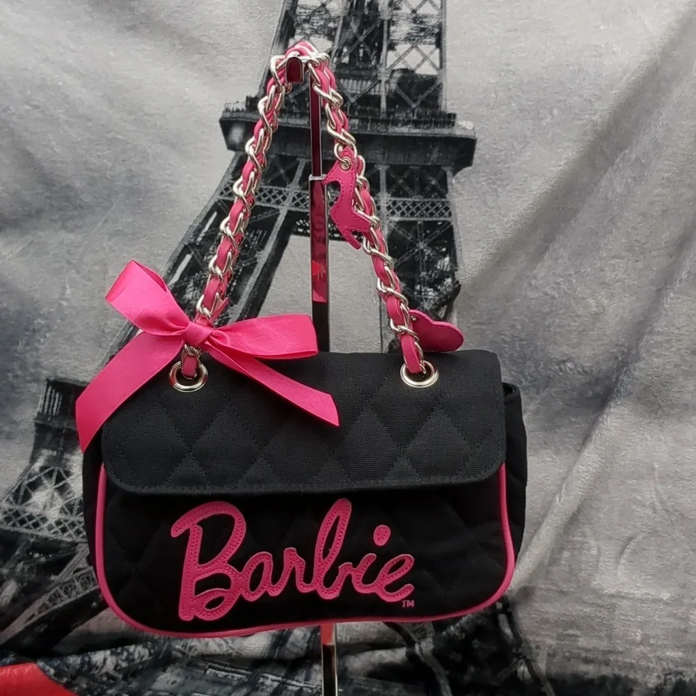 Barbie bag pink and black
